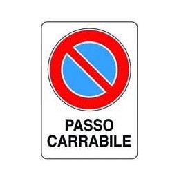 CARTELLO PASSO CARRABILE...